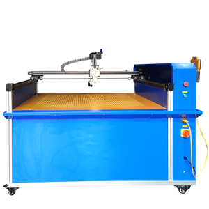 Three-axis gluing machine for medical gown application